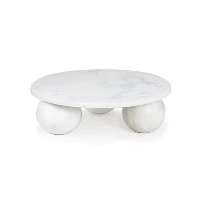Scout & Nimble Marlow Small White Marble Plate