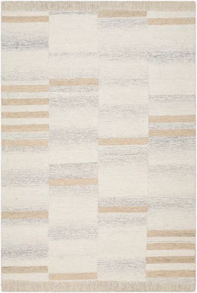 Scout & Nimble Max Cream/brown Handmade Rug