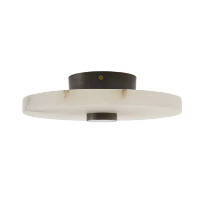 Scout & Nimble Moers White Alabaster Flush Mount