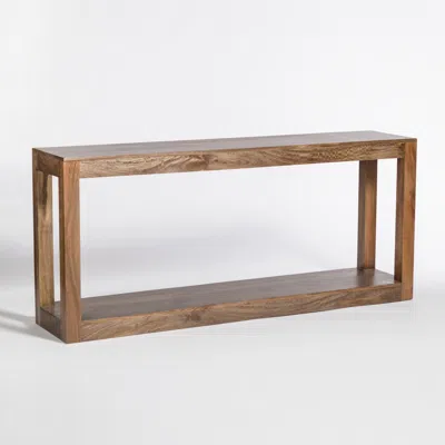 Scout & Nimble Morgan Brindled Ash Mango  Console Table