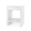 Scout & Nimble Morgan Grasscloth 1 Drawer Side Table