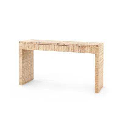 Scout & Nimble Morgan Large Raffia Console Table