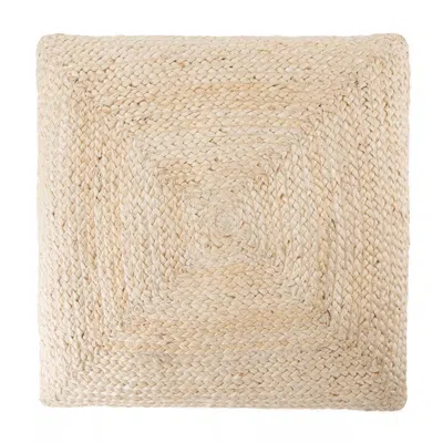 Scout & Nimble Natia Solid Ivory Floor Cushion