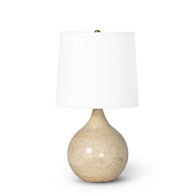 Scout & Nimble Noa Travertine Mini Lamp