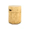 Scout & Nimble Octavia Lacquered Burl Geometric Side Table
