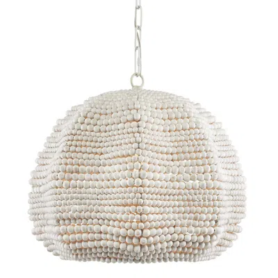 Scout & Nimble Octavia White Wash Iron & Wood Pendant