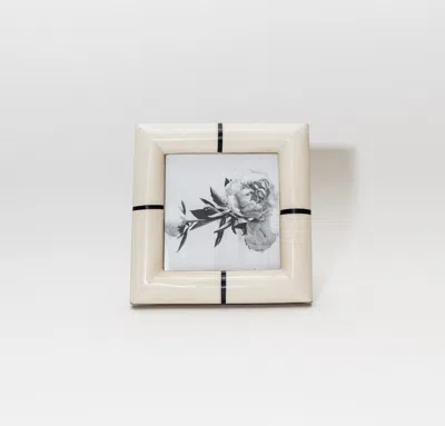 Scout & Nimble Omari Black & White Bone Photo Frame