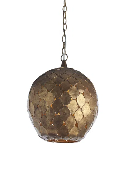 Scout & Nimble Osgood Gold Leaf Iron Pendant