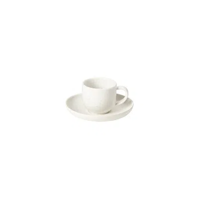 Scout & Nimble Pacifica Coffee Cup And Saucer, Set Of 6   Salt