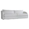 Scout & Nimble Palermo Modern White Outdoor Sofa With Curved Arms