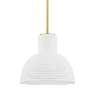 Scout & Nimble Paloma Ceramic White Wash Shade Pendant Light