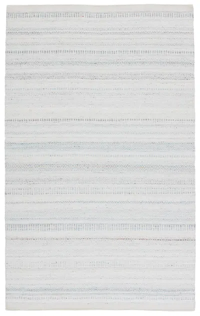 Scout & Nimble Parson Indoor/ Outdoor Tribal Light Blue/ Ivory Rug