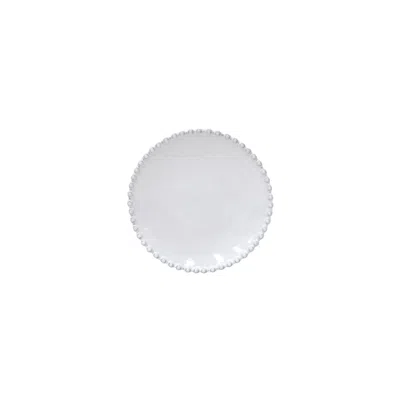 Scout & Nimble Pearl Scalloped Ceramic Stoneware Bread Plate, Set Of 6   White