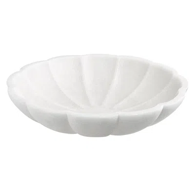 Scout & Nimble Petal Ivory Ricestone Bowl