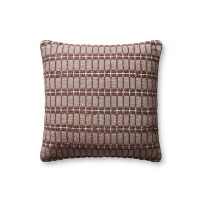 Scout & Nimble Poe Burgundy Pillow