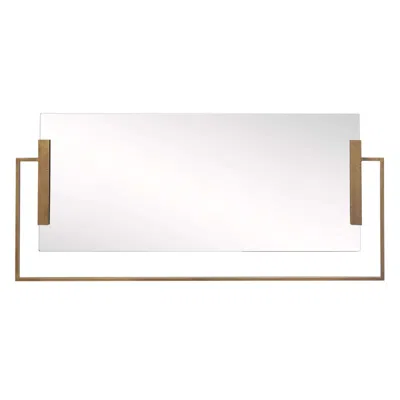 Scout & Nimble Princeton Antique Gold Brass Iron Mirror