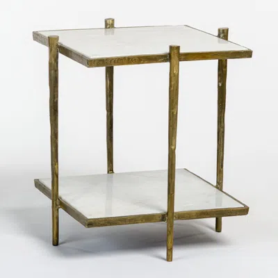 Scout & Nimble Ren Brass Aluminum End Table