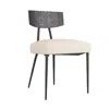 Scout & Nimble Reynard Natural Gray Linen Dining Chair
