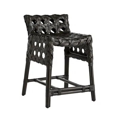 Scout & Nimble Richmond Espresso Rattan Counter Stool