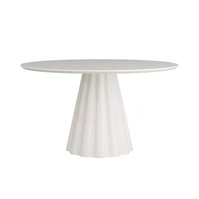 Scout & Nimble Rinny White Marble Entry Table