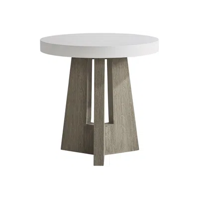 Scout & Nimble Rochelle Outdoor Two Tone Round Side Table