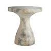 Scout & Nimble Serafina Large Faux Marble Concrete Accent Table