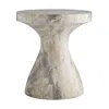 Scout & Nimble Serafina Small Faux Marble Concrete Accent Table