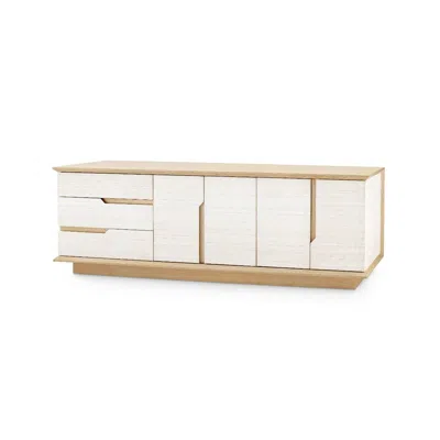 Scout & Nimble Simon Light Natural 3 Drawer & 4 Door Cabinet