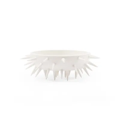 Scout & Nimble Spine Matte White Porcelain Bowl