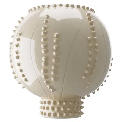 Scout & Nimble Spitzy Large Ivory Ceramic Vase