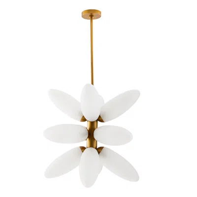 Scout & Nimble Starling Brushed Gold Brass Steel Chandelier