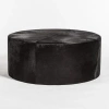 Scout & Nimble St.francis Large Ebony Hide Leather Ottoman