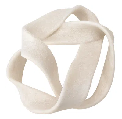 Scout & Nimble Tangled Table Object In Off White Resin