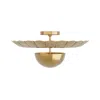 Scout & Nimble Teresa Antique Gold Brass Flush Mount