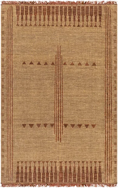 Scout & Nimble Touareg Woven Jute Brown Rug    6' X 9'