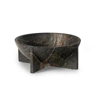 Scout & Nimble Tribune Green Marble Bowl