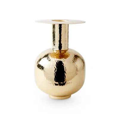 Scout & Nimble Vitale Large Brass Finish Vase
