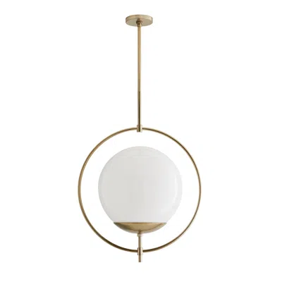 Scout & Nimble Volta Pale Brass Silver Steel Pendant