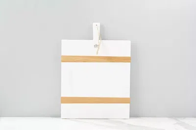Scout & Nimble White Rectangle Mod Charcuterie Board