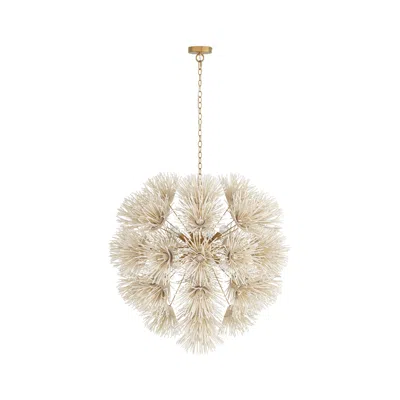 Scout & Nimble Winona Gold Ivory Coconut Chandelier