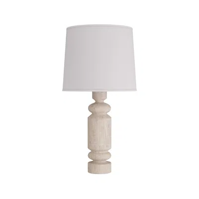 Scout & Nimble Woodrow Limewash Wooden Lamp