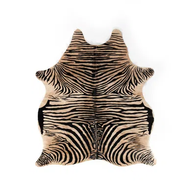 Scout & Nimble Zebra Printed Hide Rug