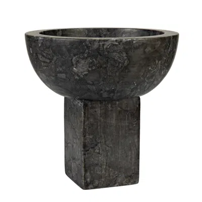 Scout & Nimble Zeta Black Marble Bowl