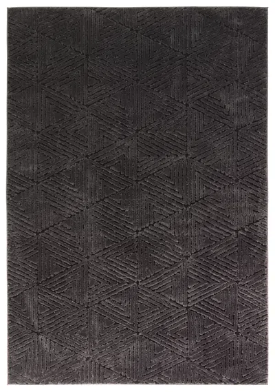 Scout & Nimble Ziazan Geometric Black / Black Rug