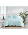 Scout Barnaby Checkham Quilt Set In Blue