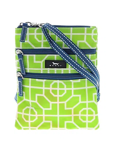 Pre-owned Scout Crossbody Bag In Green