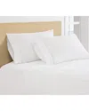 Scout Pick Stitch Cotton Percale Pillowcase Pair In White