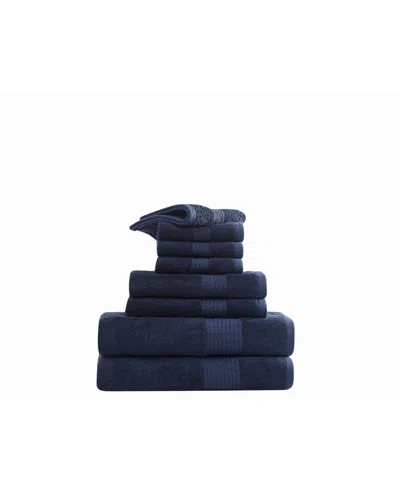 Scout Royal Velvet Cotton 8-pc. Bath Towel Set In Blue