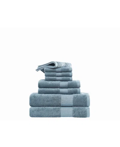 Scout Royal Velvet Cotton 8-pc. Bath Towel Set In Blue