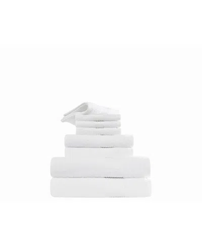 Scout Royal Velvet Cotton 8-pc. Bath Towel Set In White